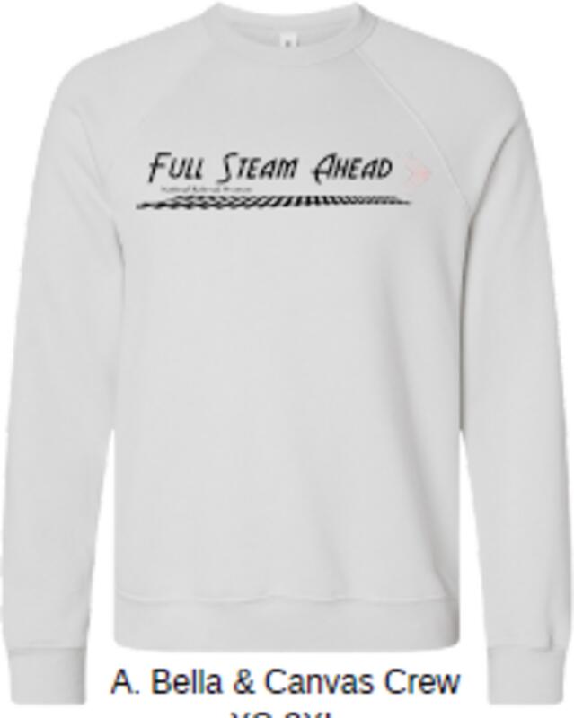 A. Bella & Canvas Crew XS-3XL