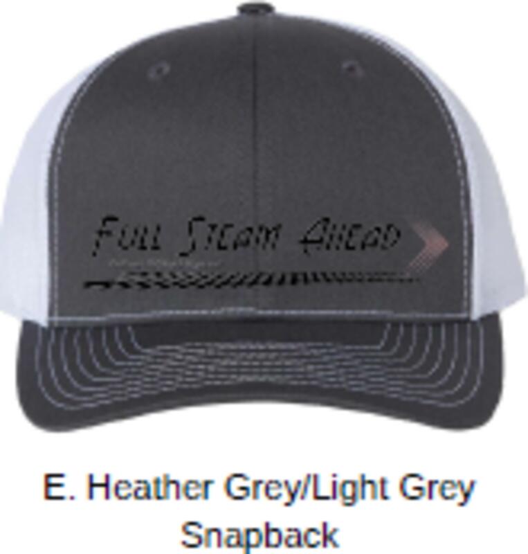 E. Heather Grey/Light Grey Snapback