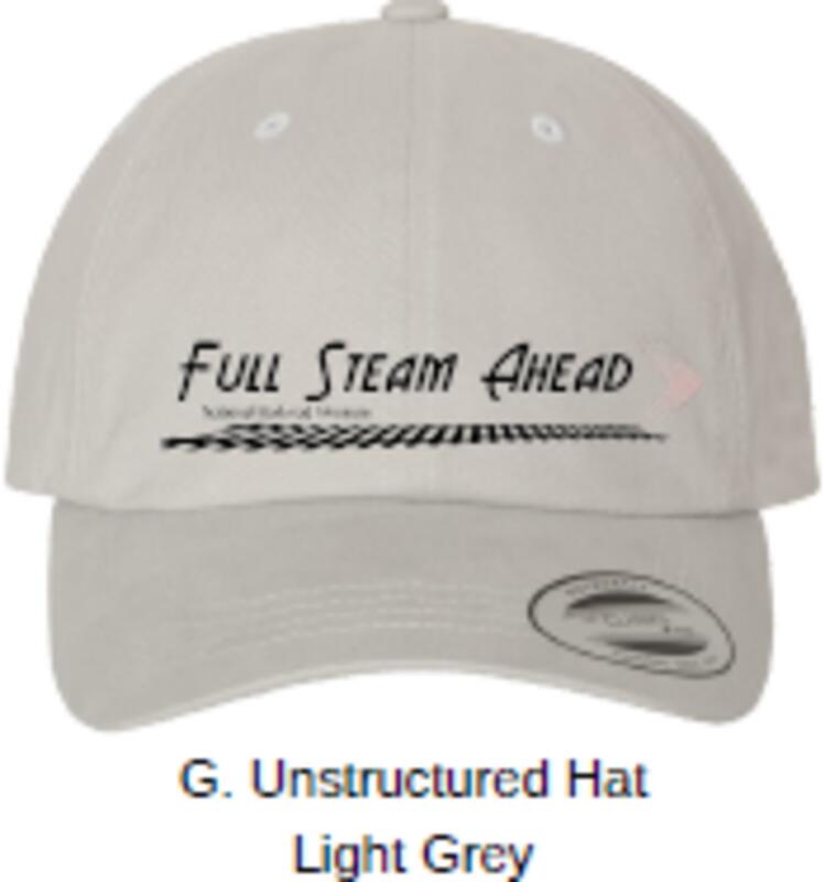 G. Unstructured Hat Light Grey
